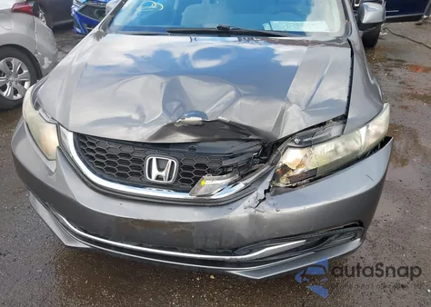 2013 Honda Civic Lx from USA, damaged, VIN 2HGFB2F53DH513572